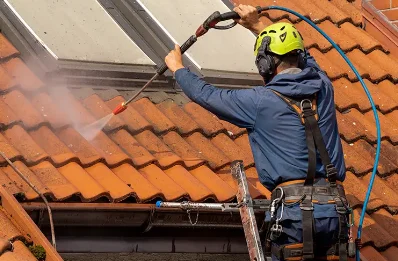 Démoussage et hydrofuge de toiture à Fumay